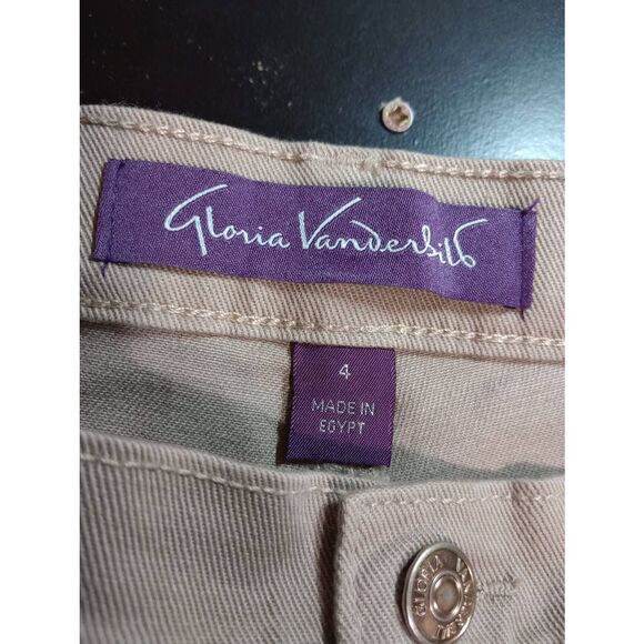 Gloria Vanderbilt Jeans Ladies 4 Tan‎ Amanda - Picture 5 of 7